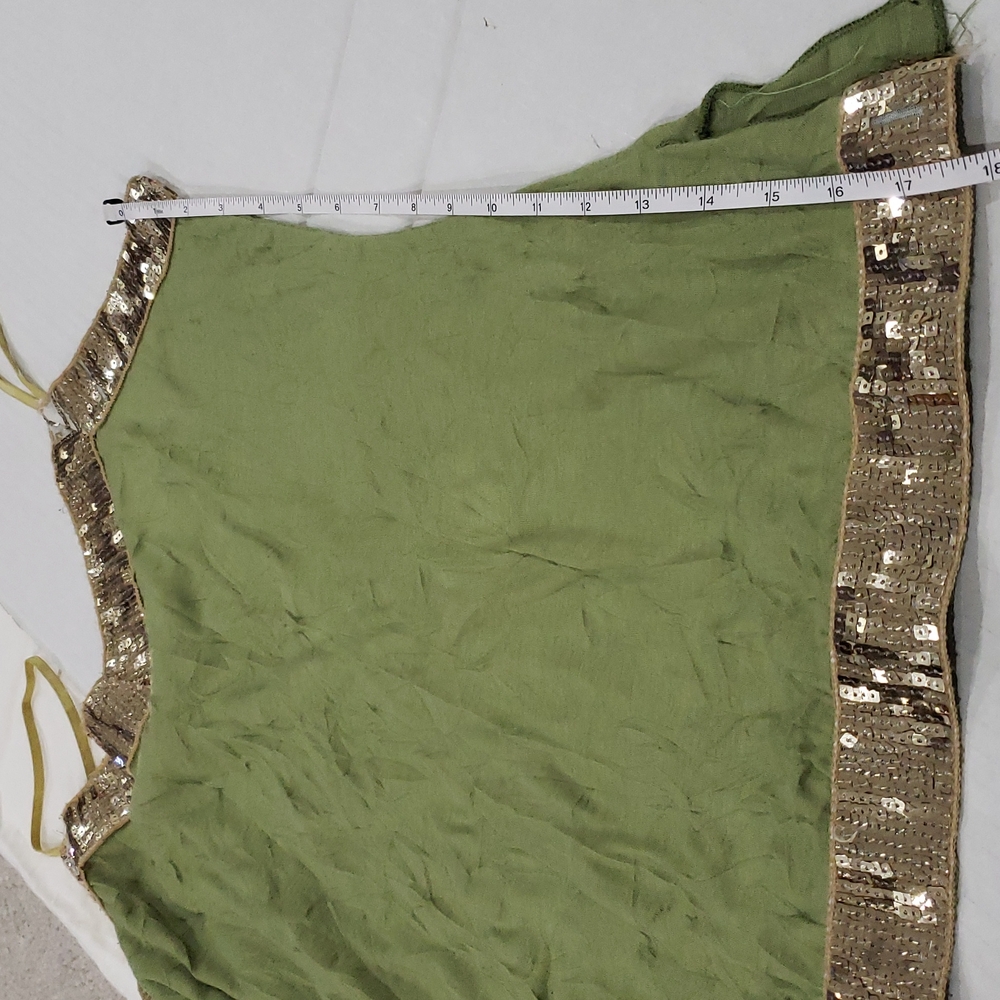 XL VTG vintage  cocomo gold sequin cami tank - Picture 9 of 9